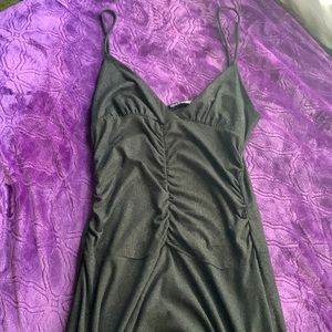 Wet Seal Black with Sparkling gold Size Medium dress